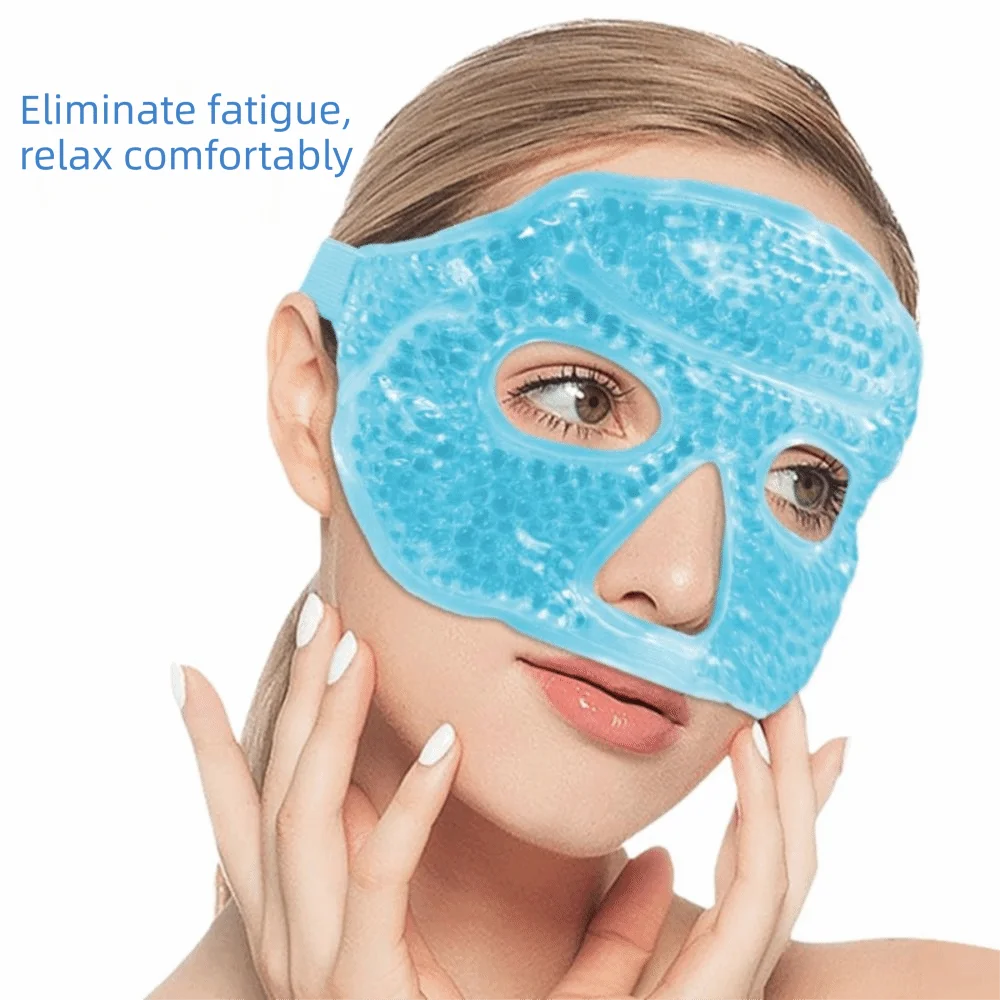NEW Gel Beads Compress Ice Gel Eye Face Mask Reusable Cold and Hot Heat Sleeping Ice Pack Skin Care Tool Cooling Eye Mask 2026