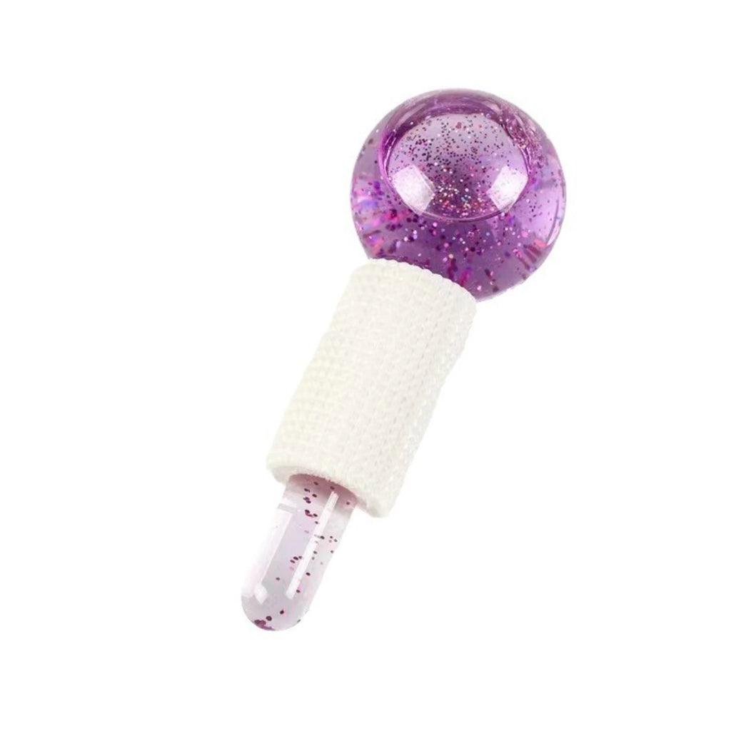 Hot and cold double compress massage facial spa beauty glass crystal ball beauty ice ball skin care tools gifts