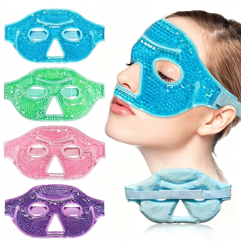 NEW Gel Beads Compress Ice Gel Eye Face Mask Reusable Cold and Hot Heat Sleeping Ice Pack Skin Care Tool Cooling Eye Mask 2026