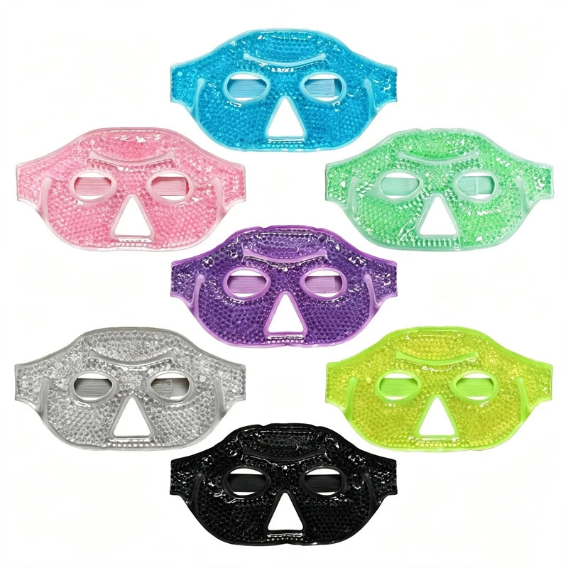 NEW Gel Beads Compress Ice Gel Eye Face Mask Reusable Cold and Hot Heat Sleeping Ice Pack Skin Care Tool Cooling Eye Mask 2026