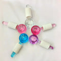 Hot and cold double compress massage facial spa beauty glass crystal ball beauty ice ball skin care tools gifts
