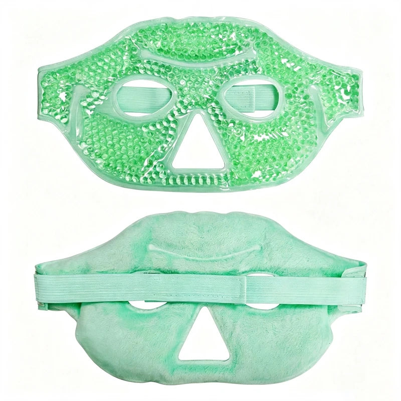 NEW Gel Beads Compress Ice Gel Eye Face Mask Reusable Cold and Hot Heat Sleeping Ice Pack Skin Care Tool Cooling Eye Mask 2026