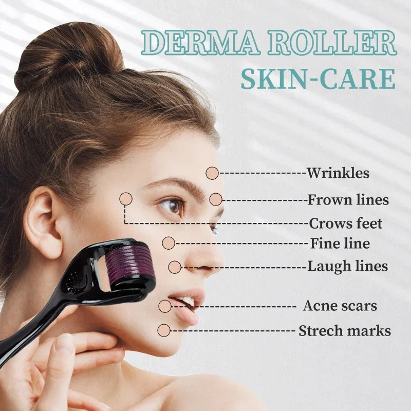 1PC Skin Care Beauty Lifting Contouring Tool 540 Roller 0.3mm Face Massager Facial Roller Improve skin Reduce Acne Beauty Tools