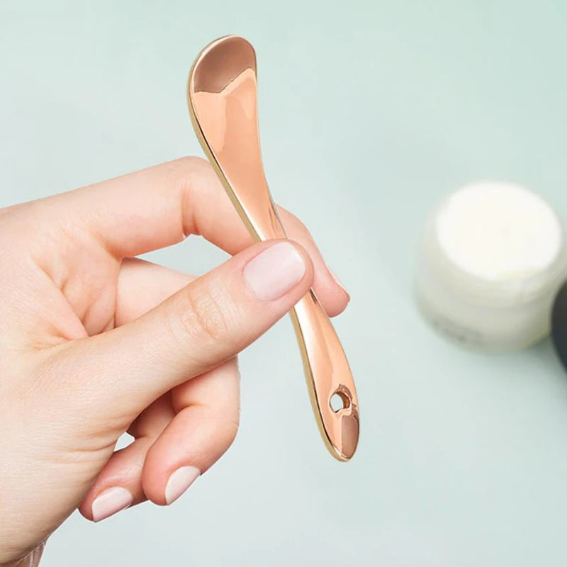 Makeup Beauty Spoons For Cream, Lotions, Moisturizer Metal Cosmetic Skincare Spatula, Mini Mask Facial Reusable Scoop,
